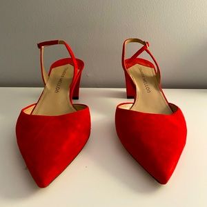 RED Tamara Mellon Slingbacks